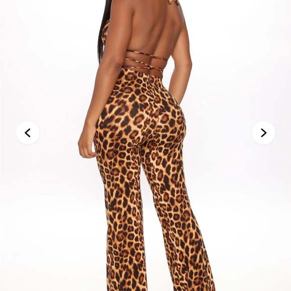 Leopard Print Matching Set - Picture 2 of 3